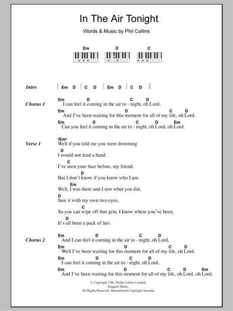 in the air tonight bpm|PHIL COLLINS – IN THE AIR TONIGHT (Official Music Video) Chords .